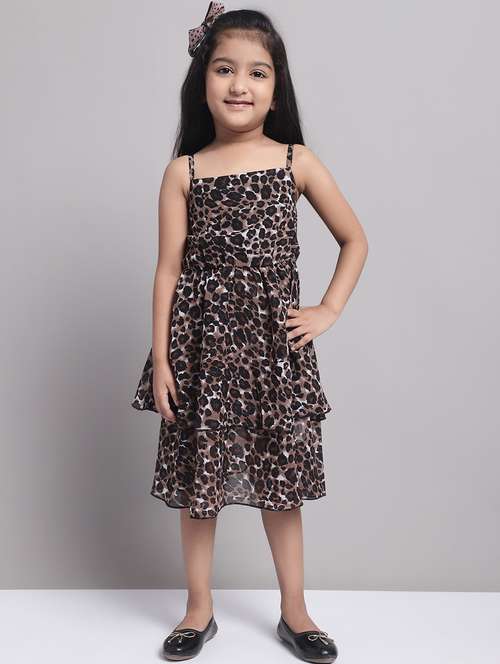 girls shoulder strap sleeveless frock - 20397186 -  Standard Image - 0