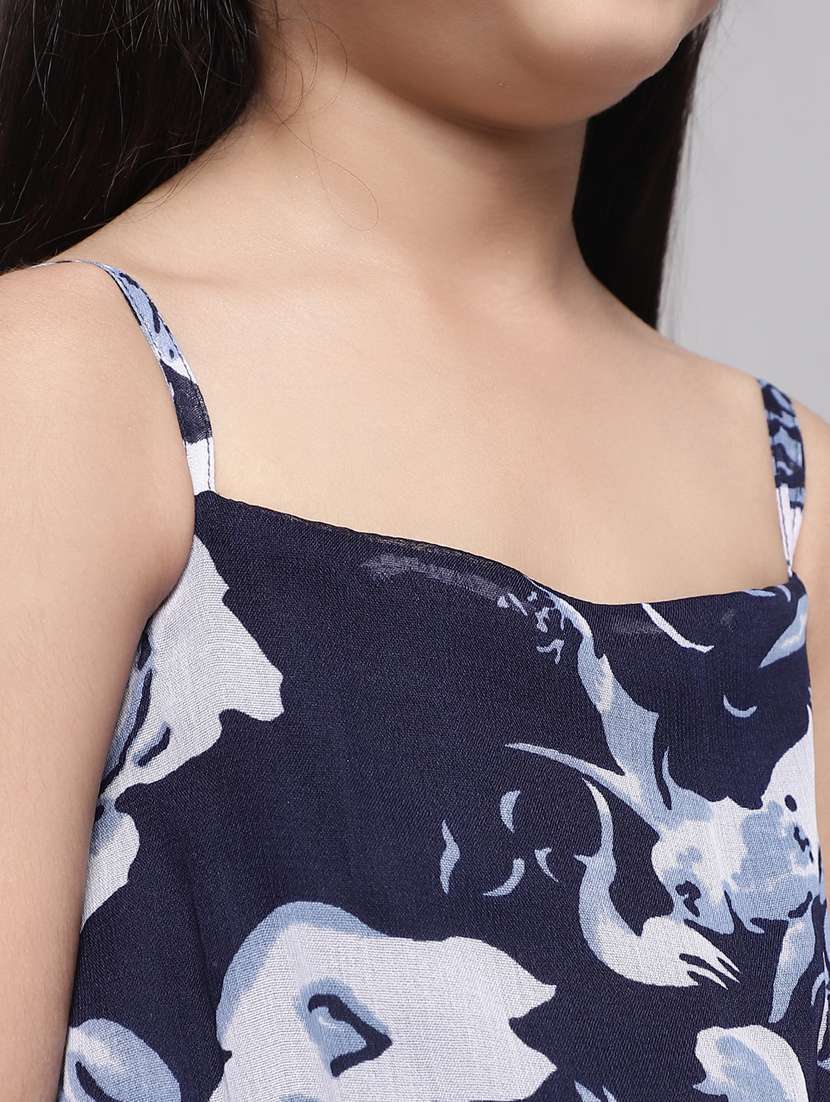 girls square neck sleeveless frock - 20397191 -  Standard Image - 5