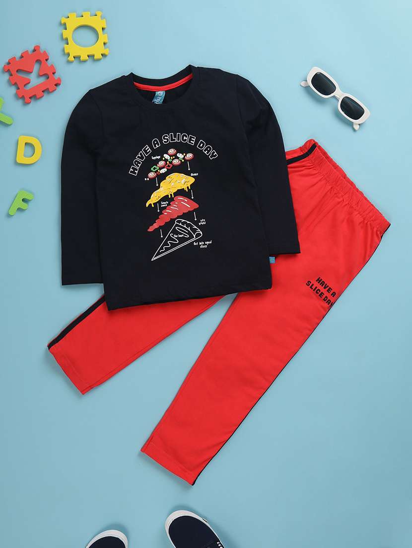 blue cotton suit sets twin & dungree