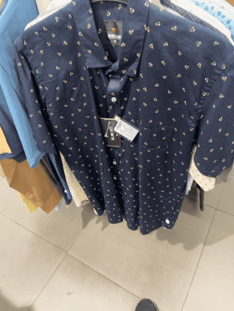 multi colored cotton blend casual shirt - 20401992 - Zoom Image - 0