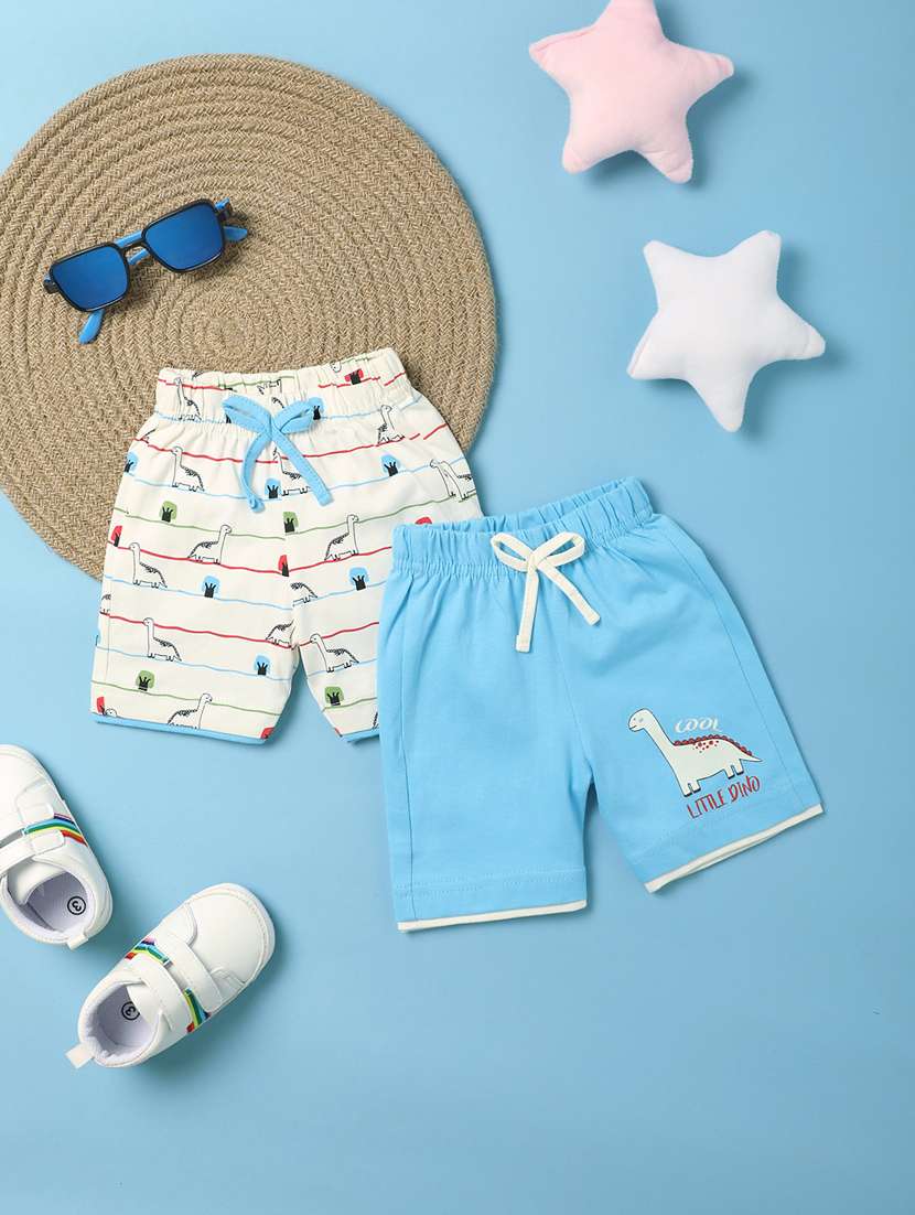 white cotton shorts & three fourth