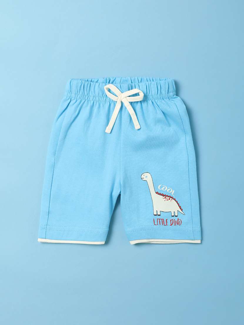 white cotton shorts & three fourth - 20403551 -  Standard Image - 3
