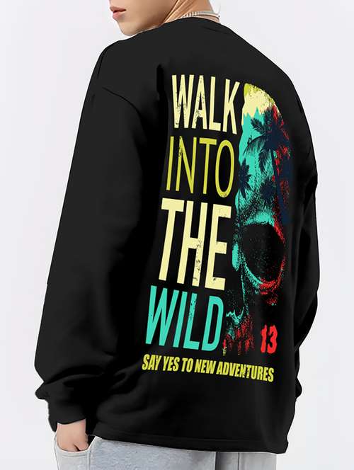 men's long sleeves oversized t-shirt - 20404143 -  Standard Image - 0
