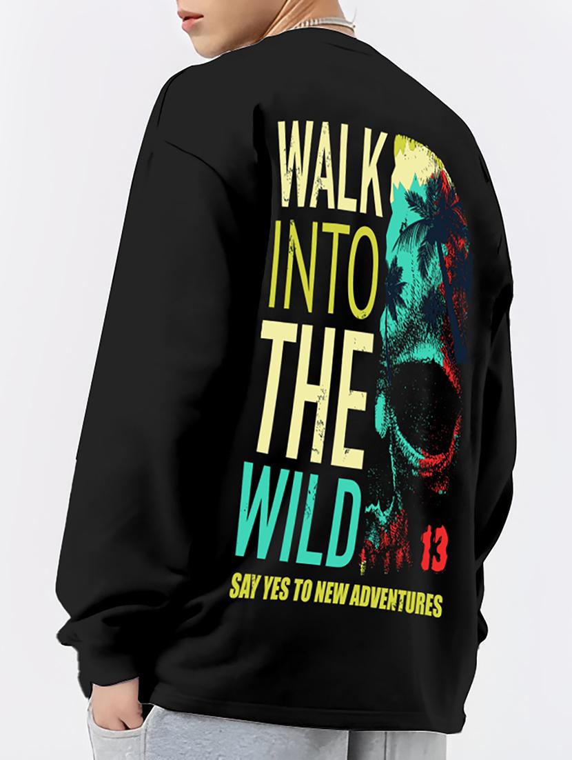 men's long sleeves oversized t-shirt - 20404143 -  Zoom Image - 0