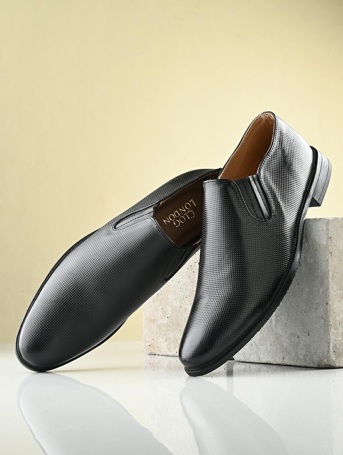 men's black slip on formal shoe - 20404195 - Zoom Image - 0