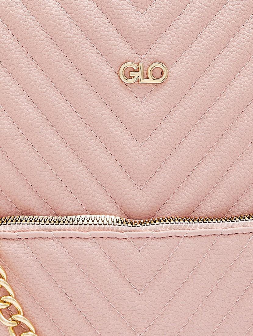 pink leatherette (pu) regular backpack - 20405749 - Standard Image - 3