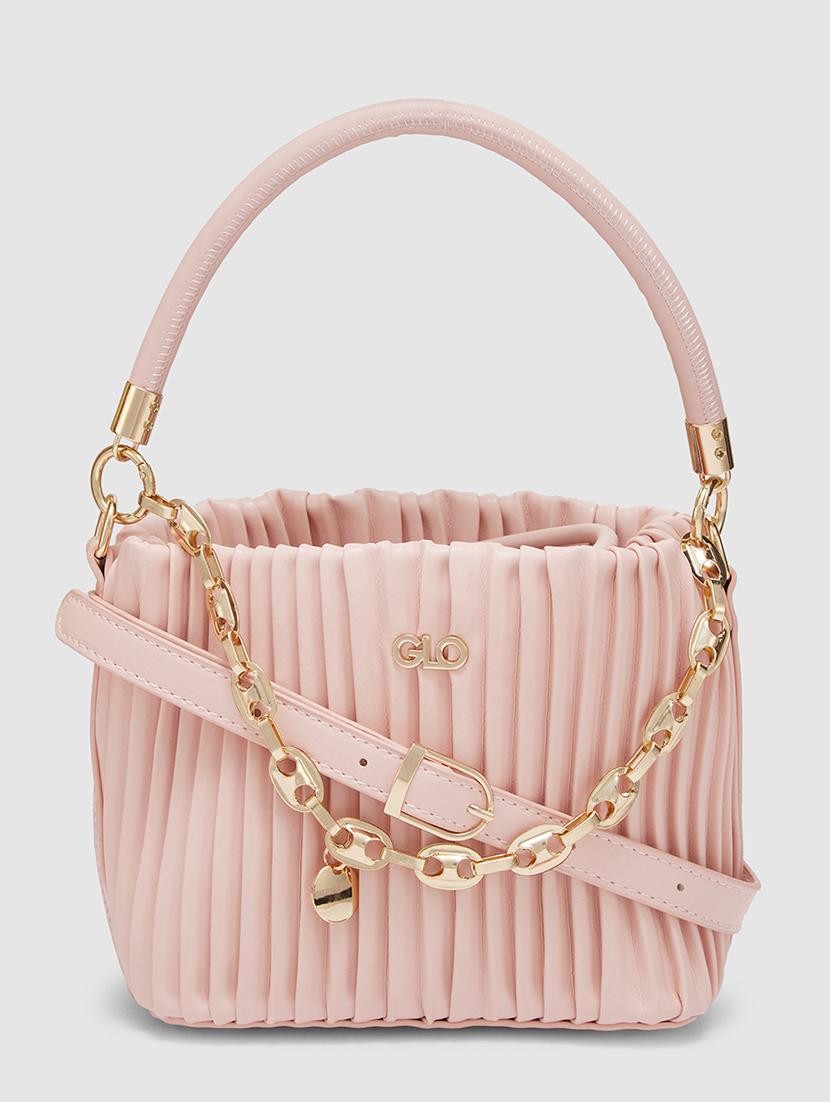 women peach leatherette handbag - 20405798 - Zoom Image - 0