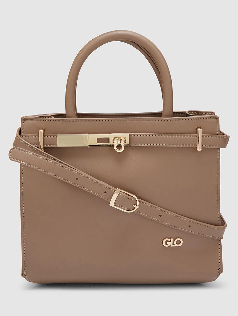 women solid leatherette  handbag - 20405803 -  Zoom Image - 0