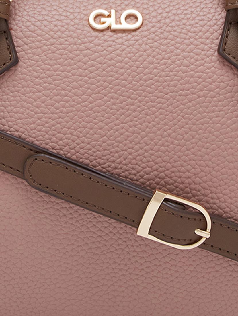 women solid leatherette handbag - 20405806 - Standard Image - 3