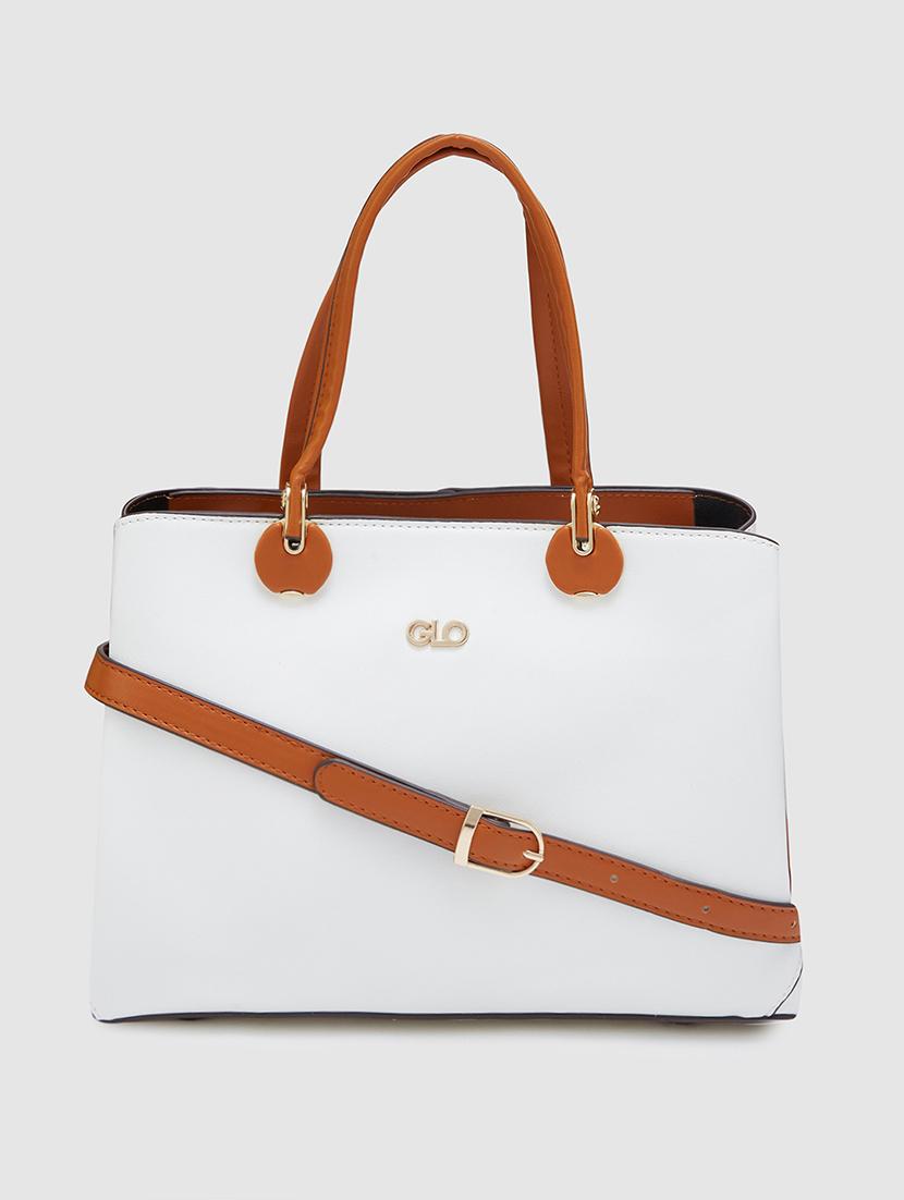 women solid leatherette  handbag - 20405810 -  Zoom Image - 0