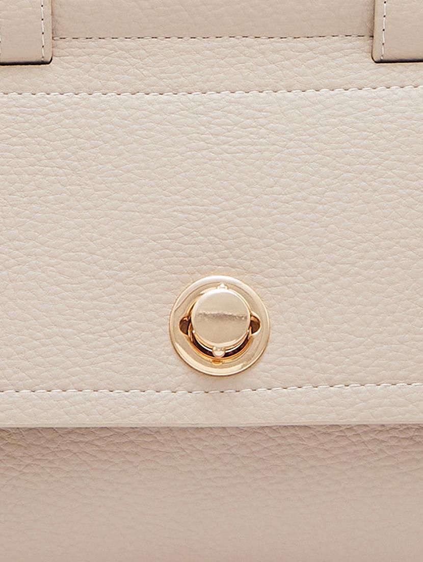 brown leatherette (pu) handbag - 20405819 - Standard Image - 3