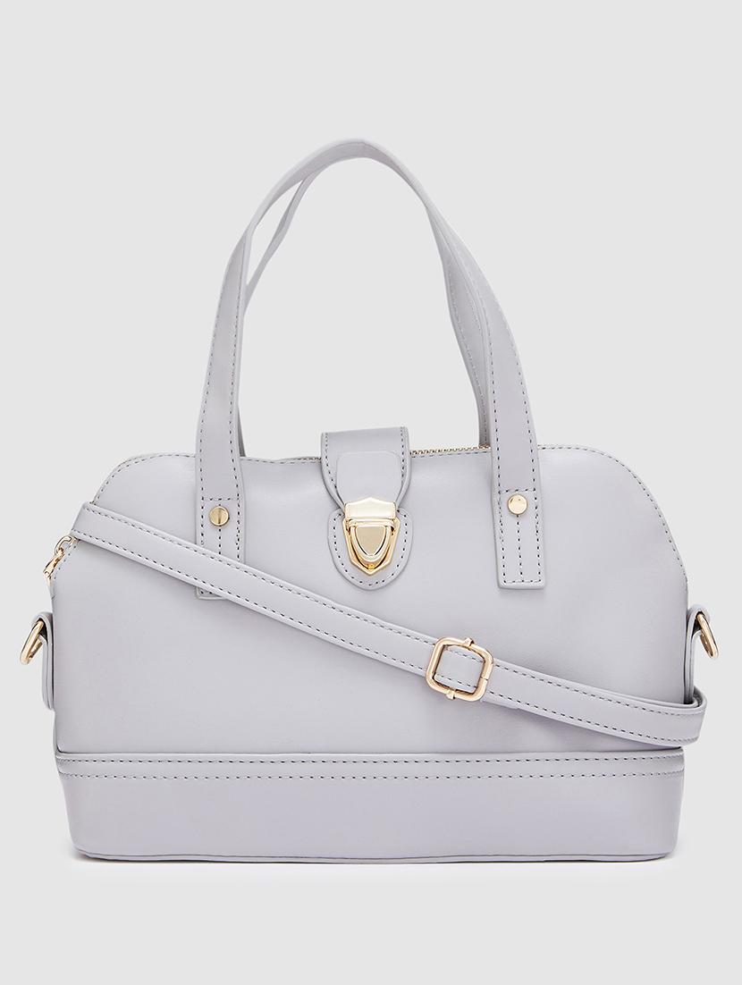 grey leatherette (pu) handbag - 20405820 - Zoom Image - 0