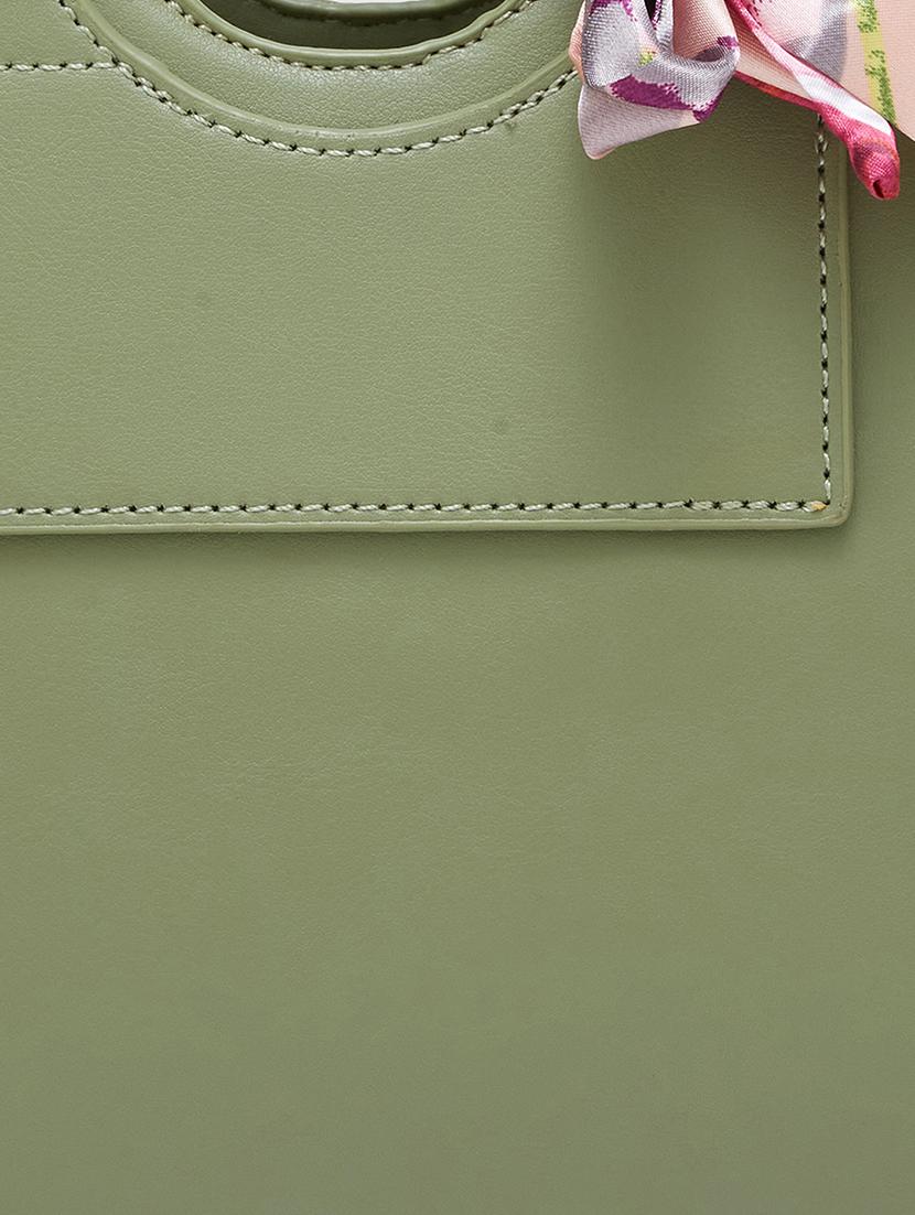 women solid leatherette handbag - 20405830 - Standard Image - 3
