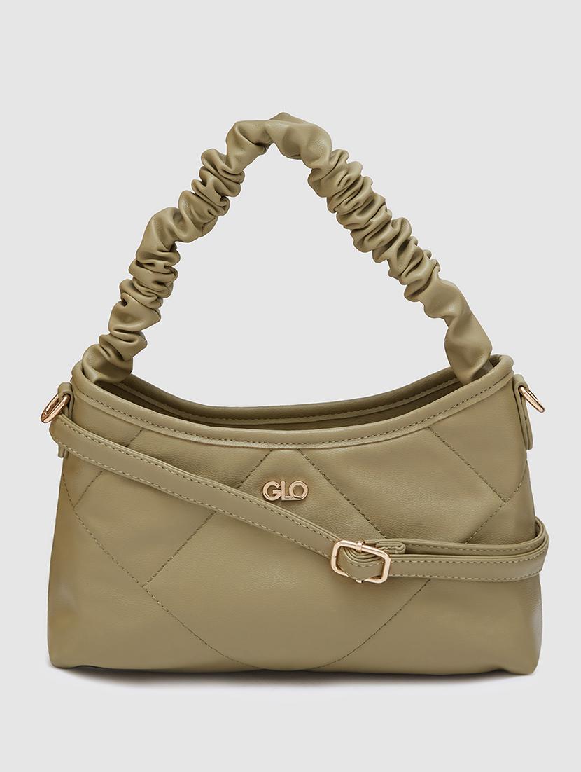 women solid leatherette hobo handbag - 20405841 - Zoom Image - 0