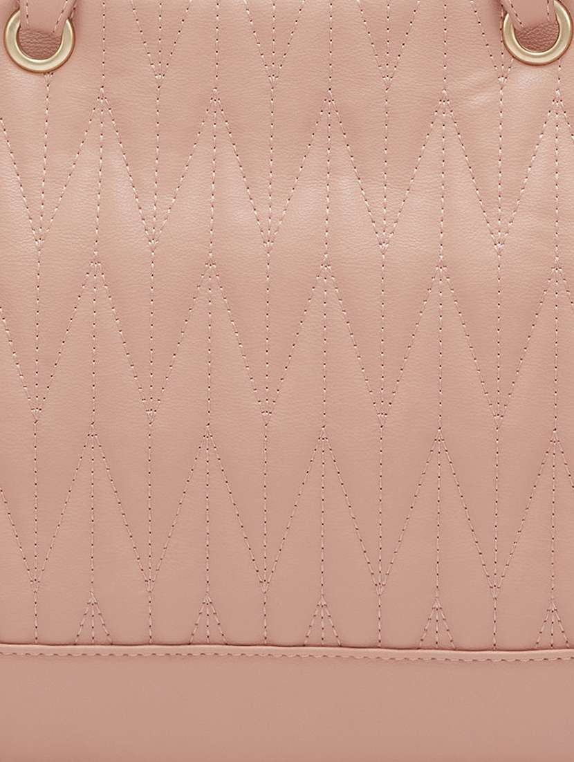 women texture leatherette handbag - 20405843 -  Standard Image - 3