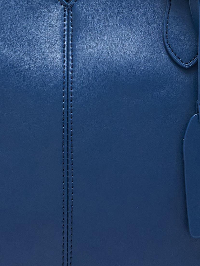 women solid leatherette handbag - 20405845 - Standard Image - 3