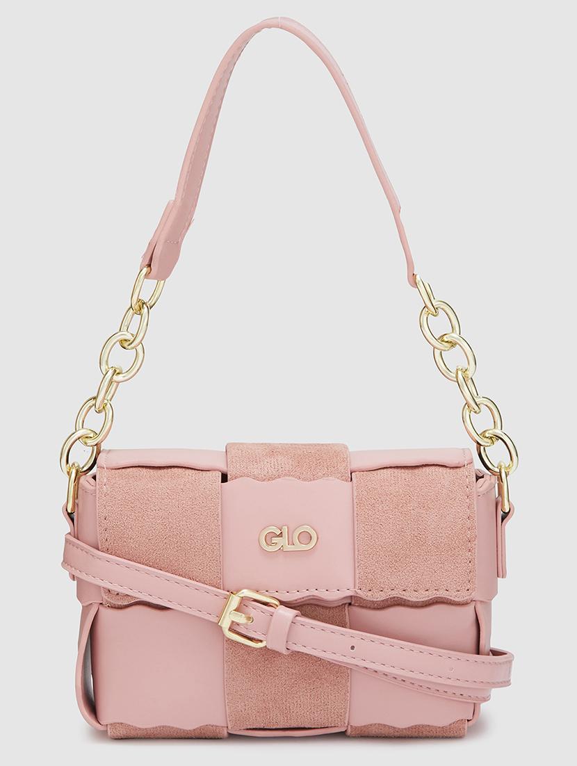 women texture leatherette handbag - 20405850 - Zoom Image - 0