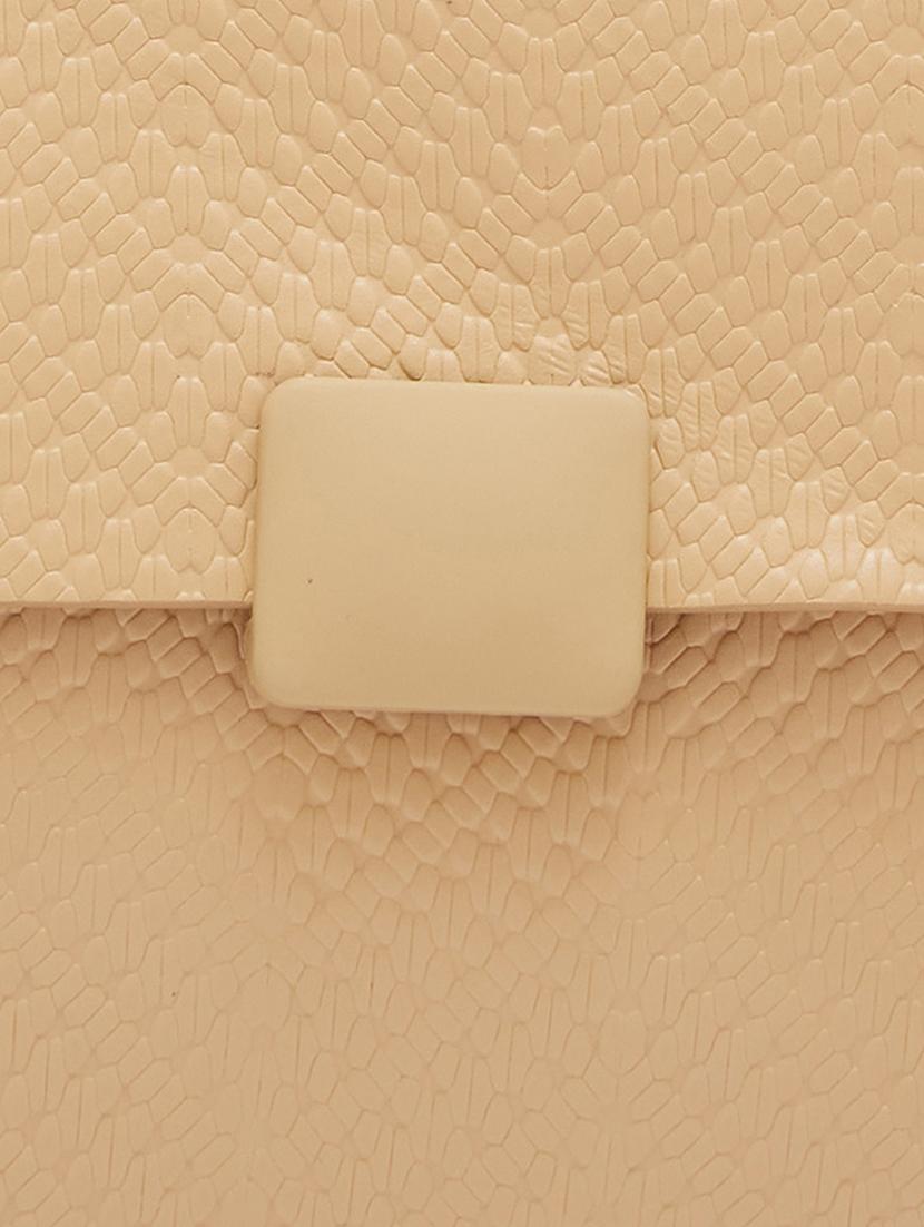 women texture leatherette handbag - 20405855 - Standard Image - 3