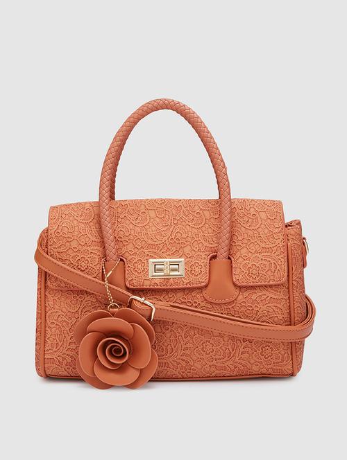 women texture leatherette handbag - 20405870 - Standard Image - 0