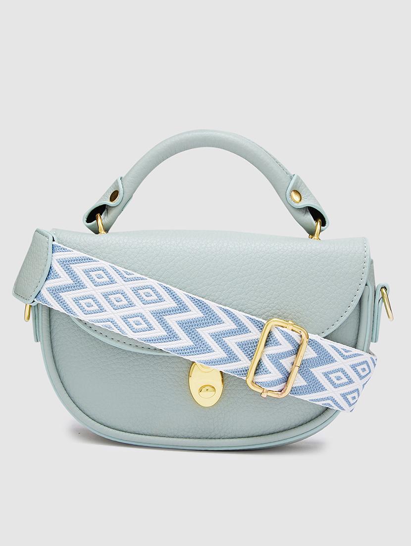 women solid leatherette handbag - 20405884 - Zoom Image - 0