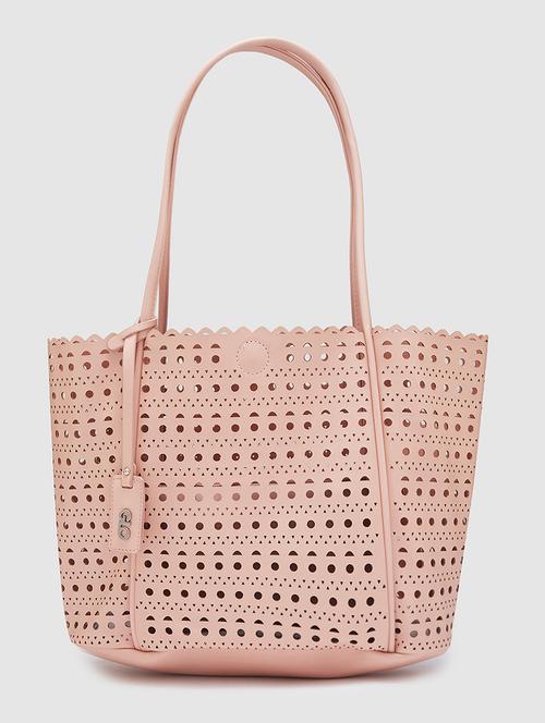 women cut work leatherette handbag - 20405888 - Standard Image - 0