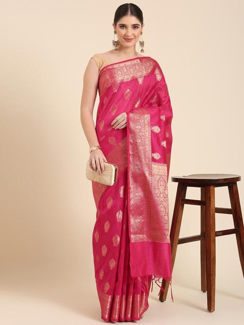 women's banarasi saree with blouse - 20406075 -  Standard Image - 0