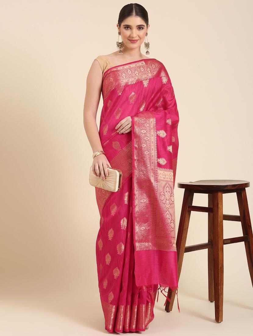 women's banarasi saree with blouse - 20406075 -  Zoom Image - 0