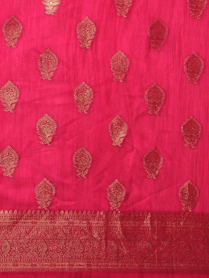 women's banarasi saree with blouse - 20406075 - Standard Image - 3