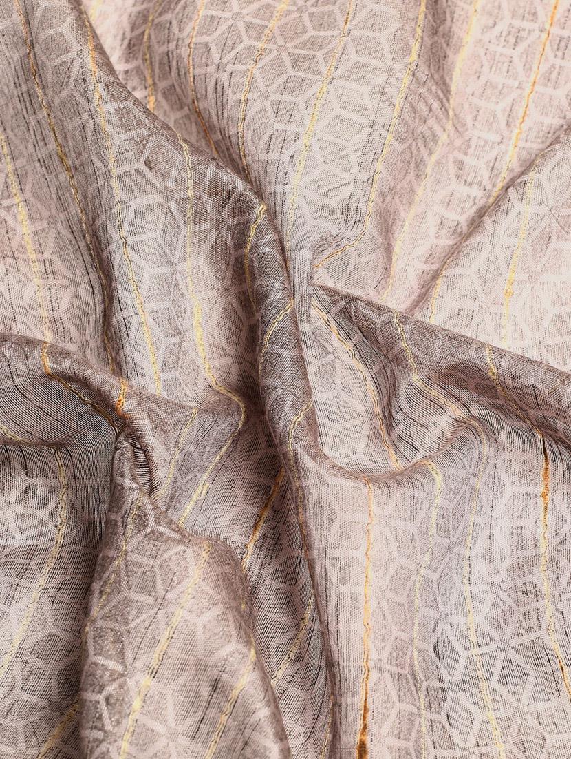 women's printed grey colored saree with blouse - 20406295 - Standard Image - 3
