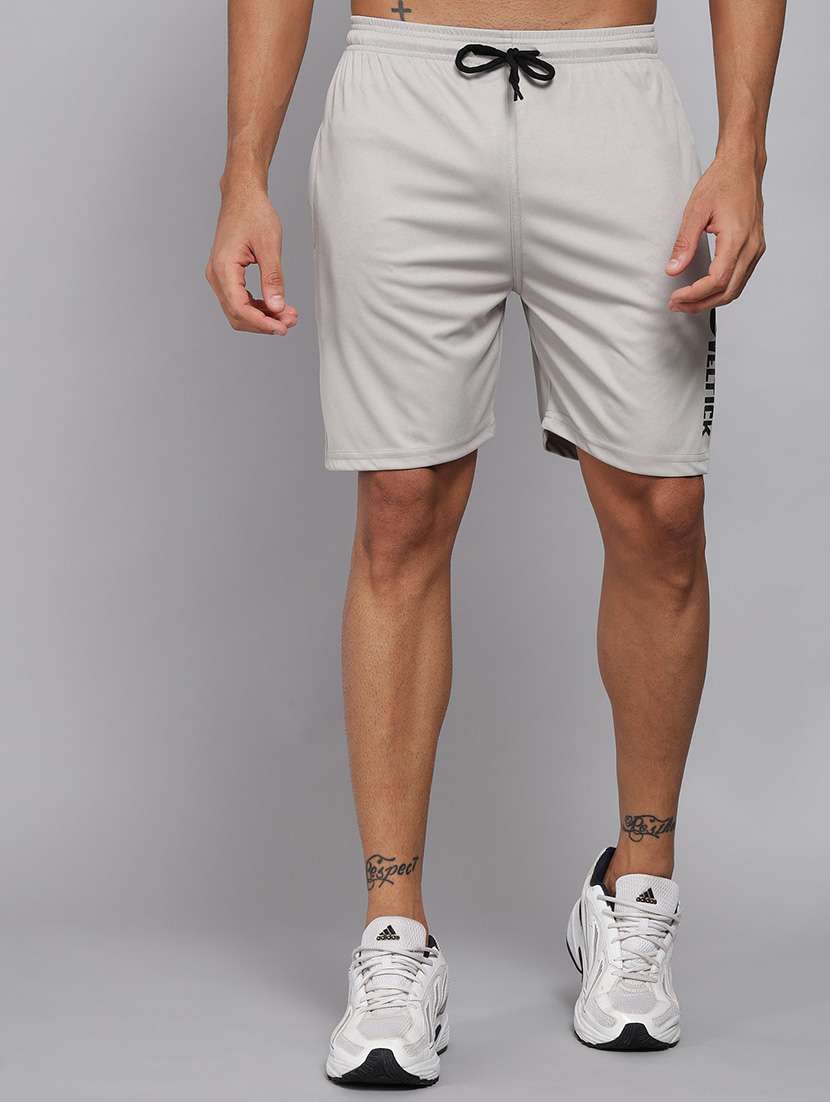 men mid rise typographic printed shorts - 20409236 -  Zoom Image - 0