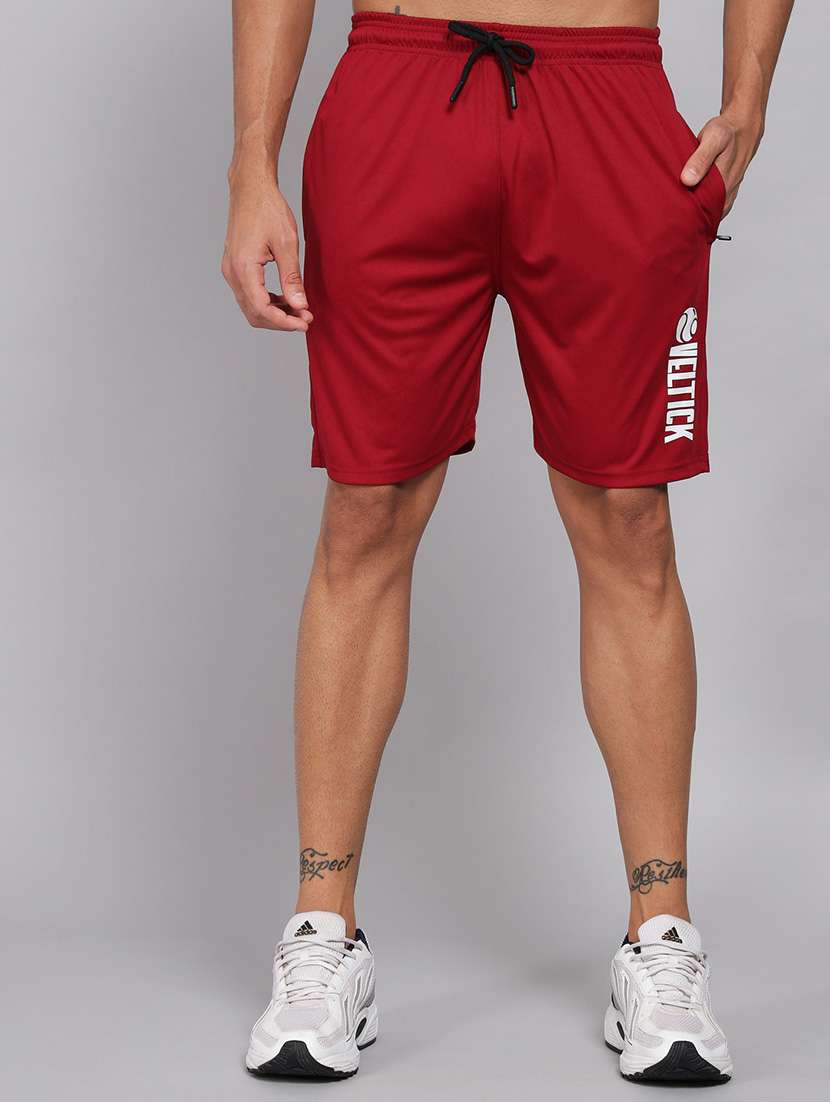 men mid rise typographic printed shorts - 20409239 -  Zoom Image - 0