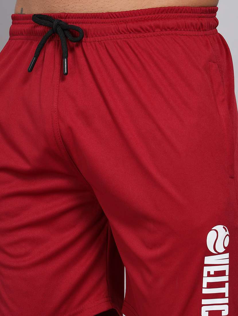 men mid rise typographic printed shorts - 20409239 -  Standard Image - 5