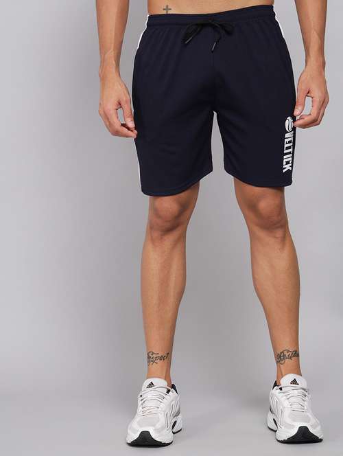 men mid rise typographic printed shorts - 20409242 - Standard Image - 0