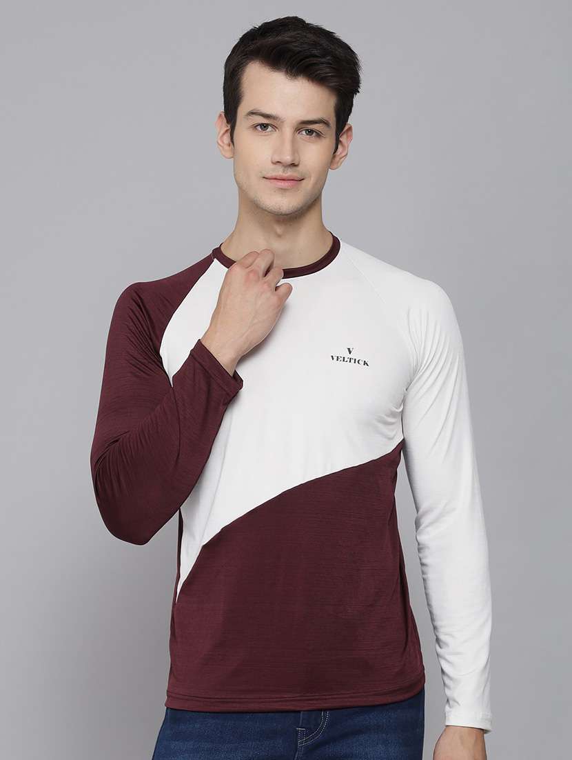 men printed long sleeves t-shirt