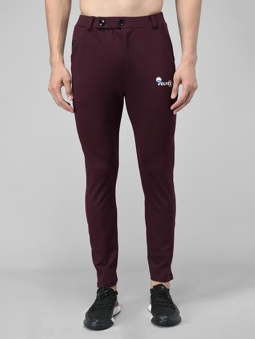 men's solid ankle length track pant - 20409314 - Standard Image - 0
