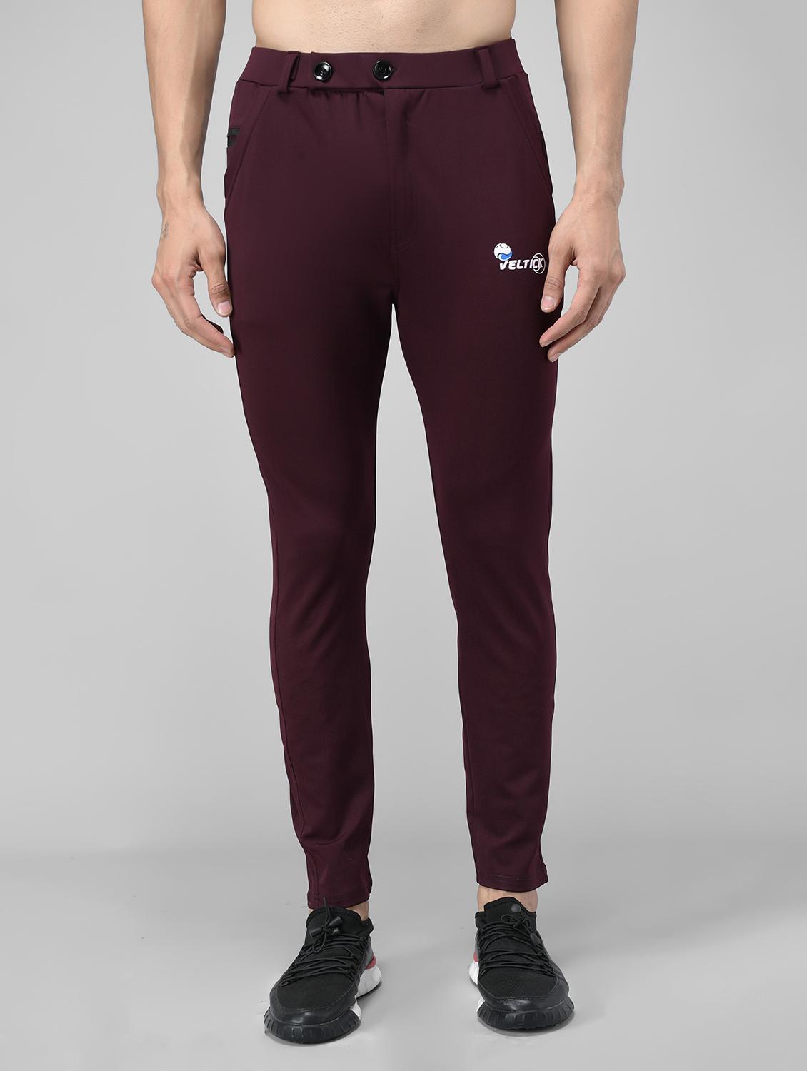men's solid ankle length track pant - 20409314 - Zoom Image - 0