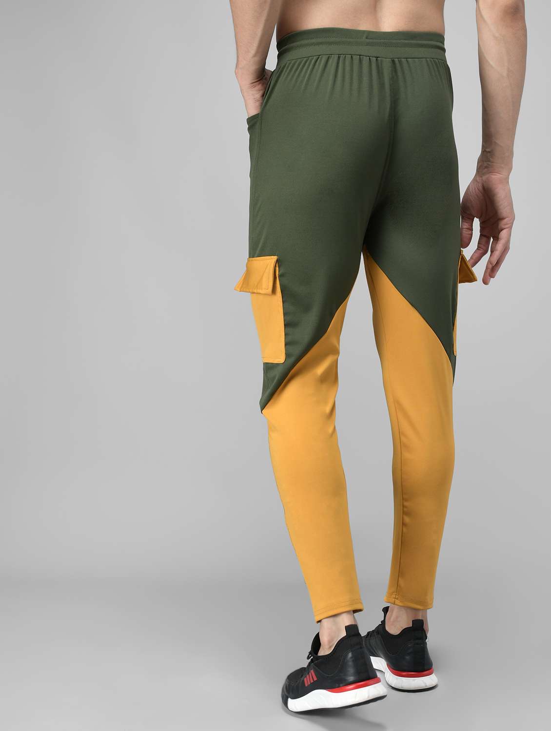 men's color block track pant - 20409325 -  Standard Image - 3