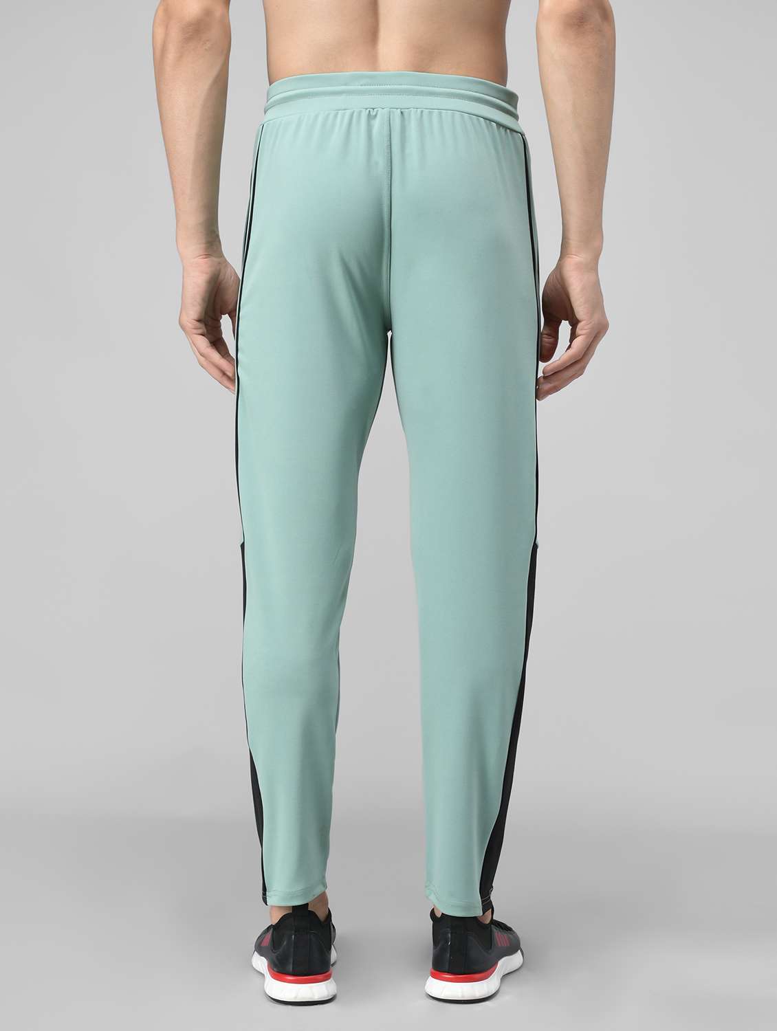 men's color block ankle length track pant - 20409328 -  Standard Image - 3