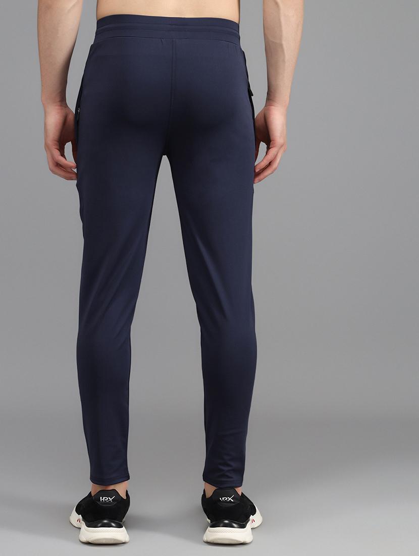 men's solid ankle length track pant - 20409340 - Standard Image - 3