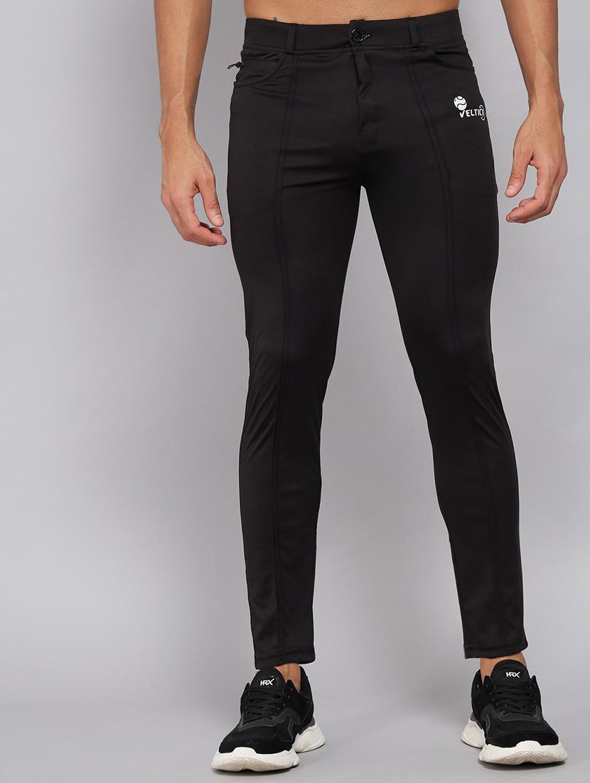 men's solid ankle length track pant - 20409356 -  Zoom Image - 0