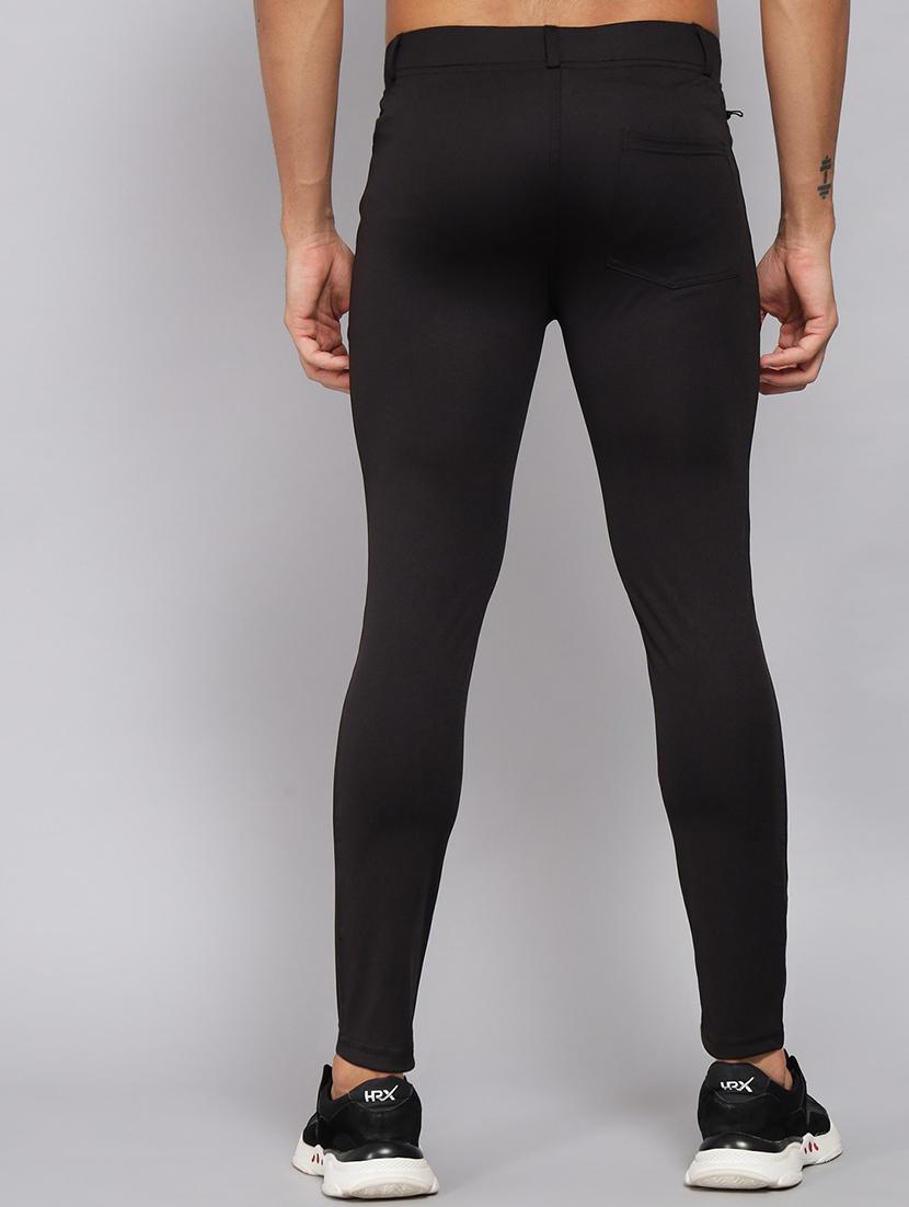 men's solid ankle length track pant - 20409356 - Standard Image - 3