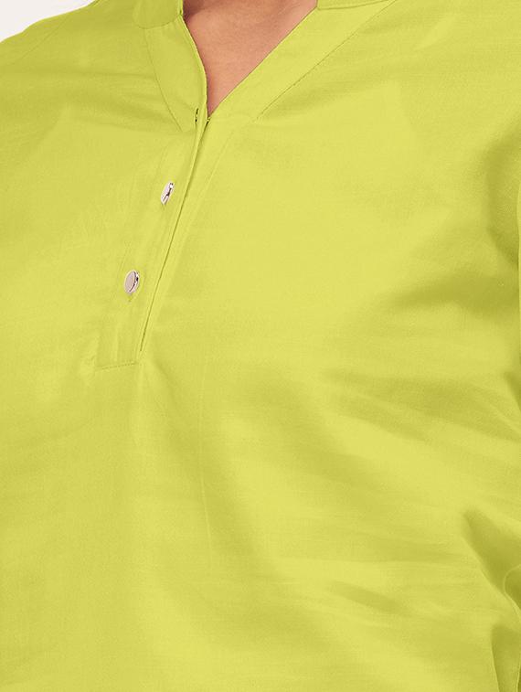 women yellow satin regular top - 20409571 - Standard Image - 3