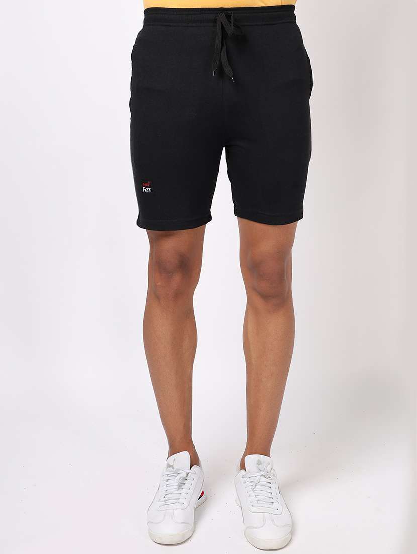 Men Pack Of 2 Solid Shorts - 20410126 -  Standard Image - 3
