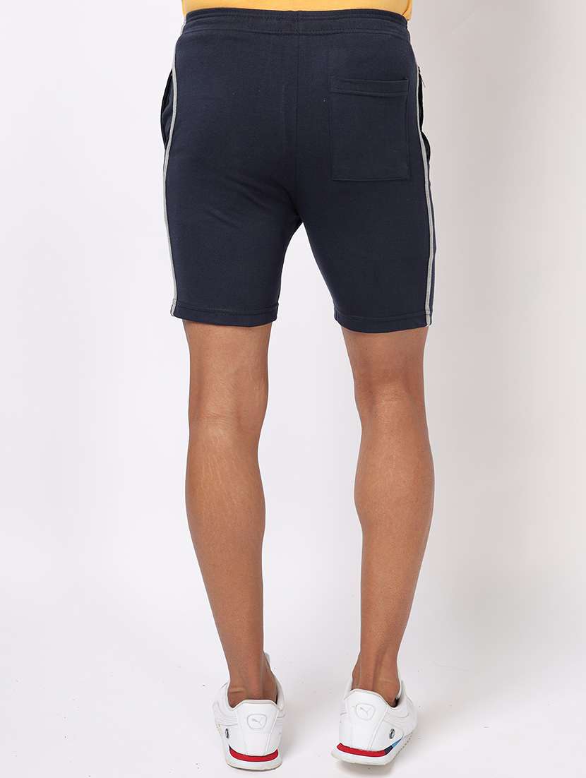 men mid rise solid shorts - 20410133 -  Standard Image - 3