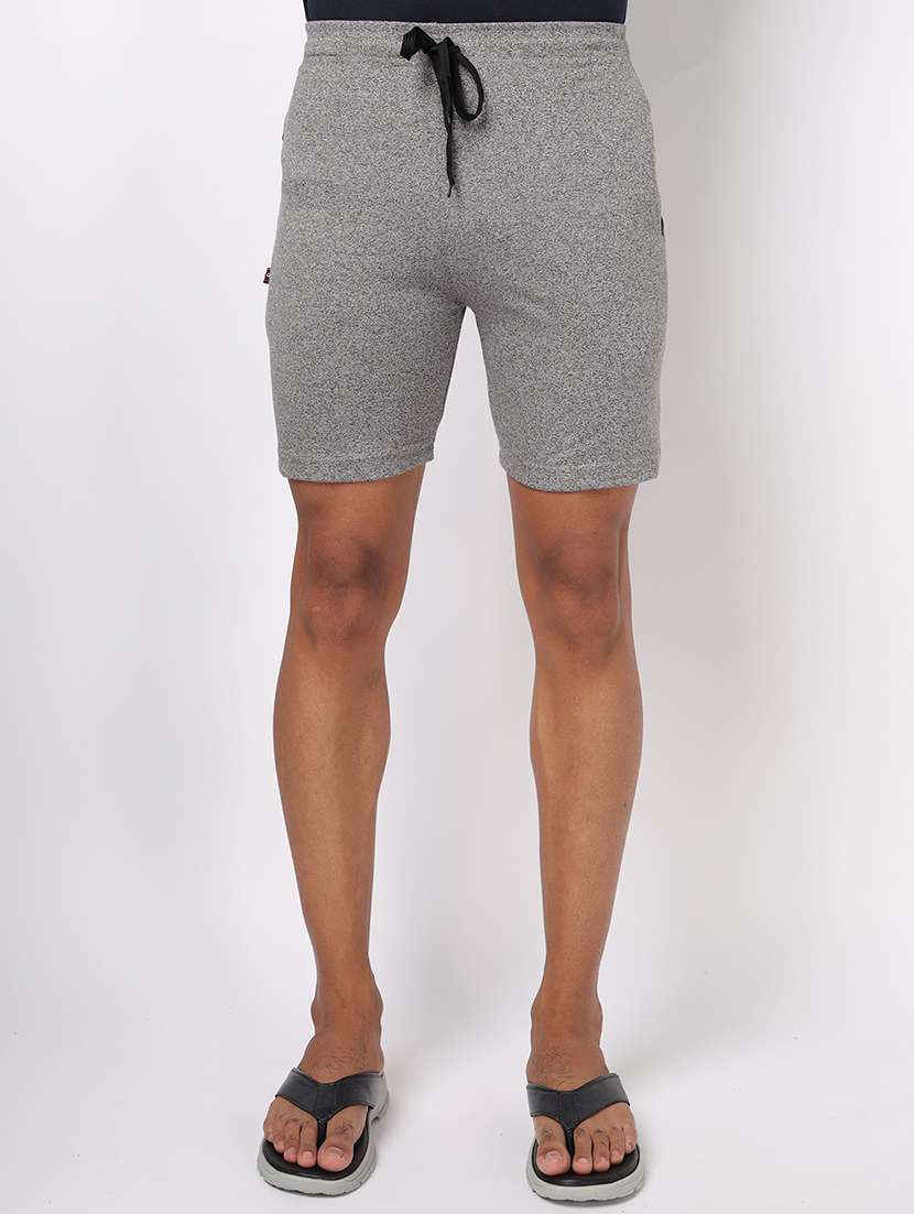 Men Pack Of 2 Solid Shorts - 20410138 -  Standard Image - 3