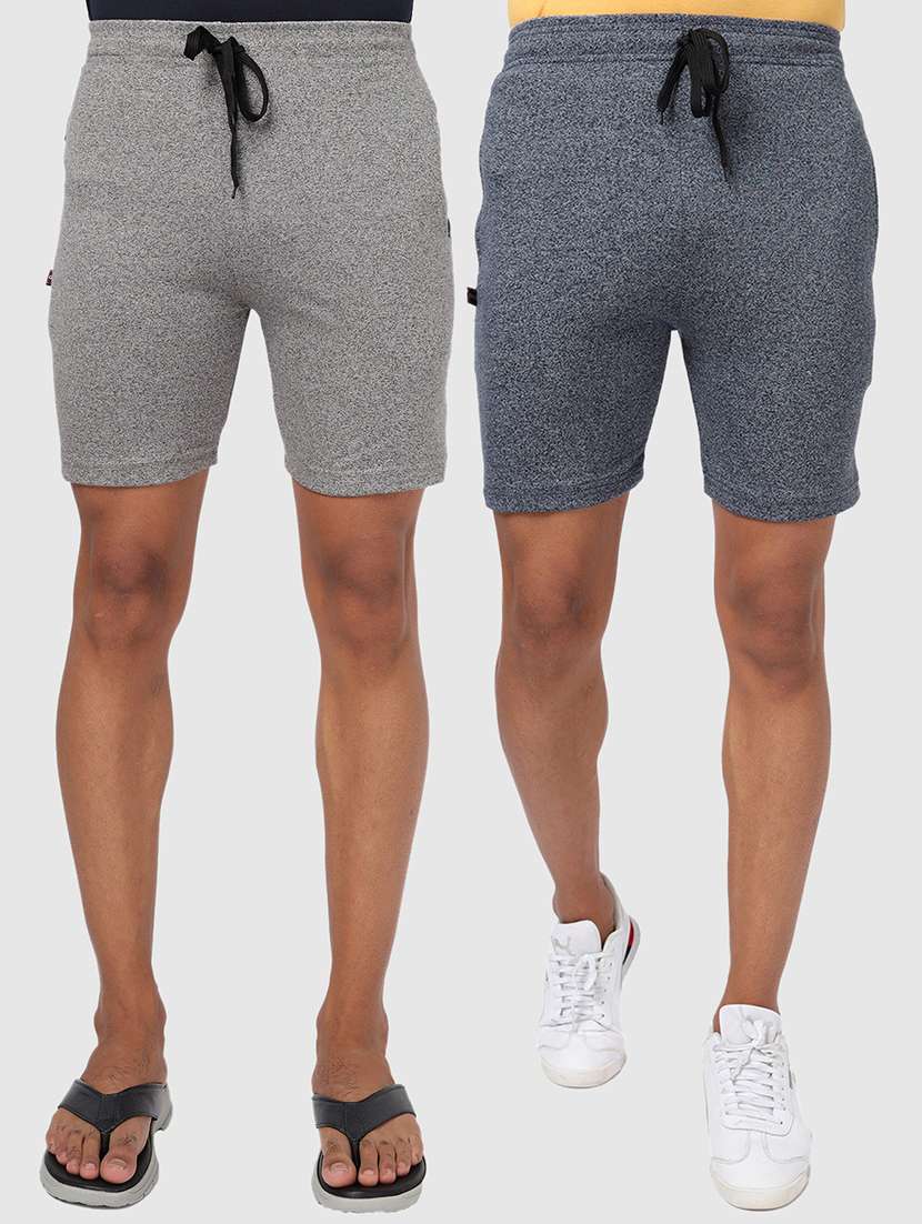 men pack of 2 solid shorts