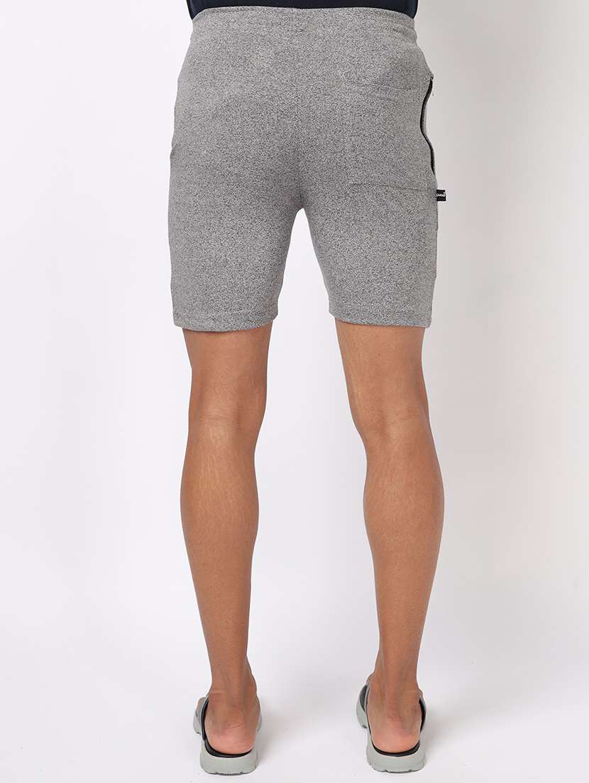 Men Pack Of 2 Solid Shorts - 20410139 -  Standard Image - 3