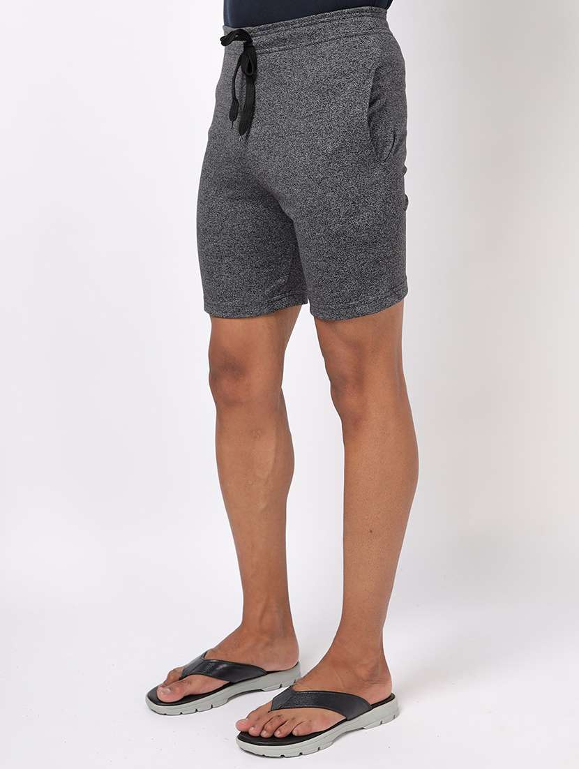 Men Pack Of 2 Solid Shorts - 20410141 -  Standard Image - 3