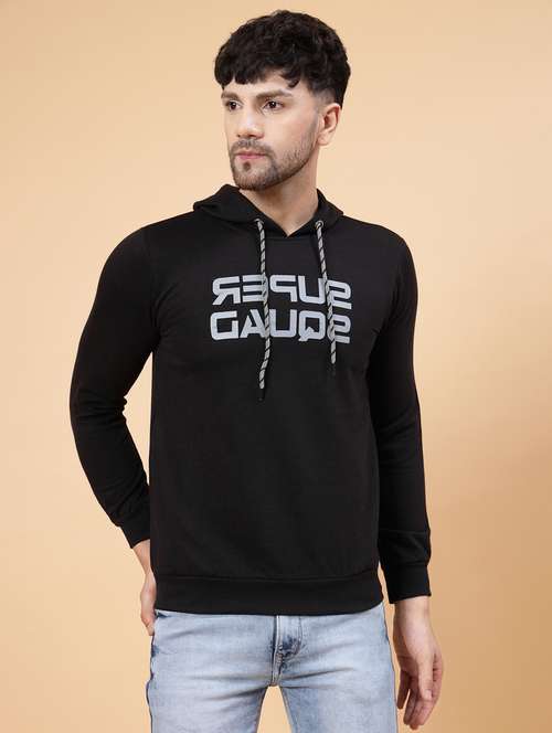 men long sleeved chest print sweatshirt - 20410858 -  Standard Image - 0