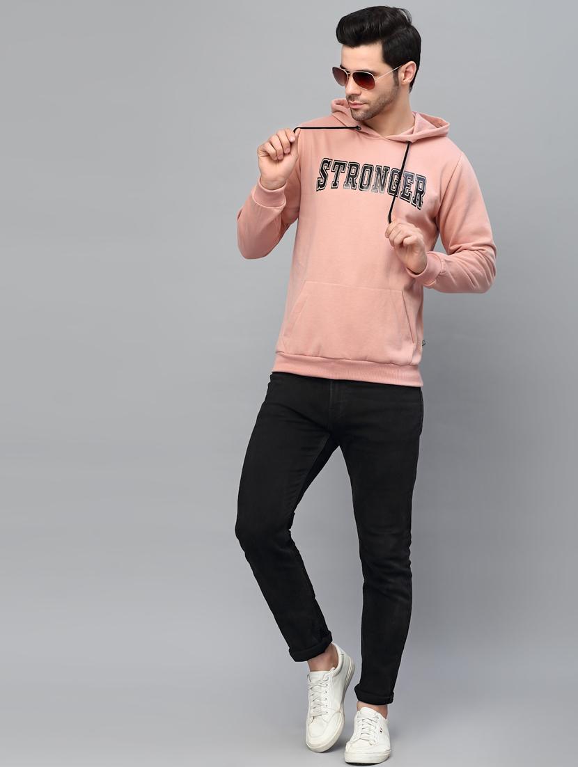 men long sleeved chest print sweatshirt - 20410862 - Standard Image - 5